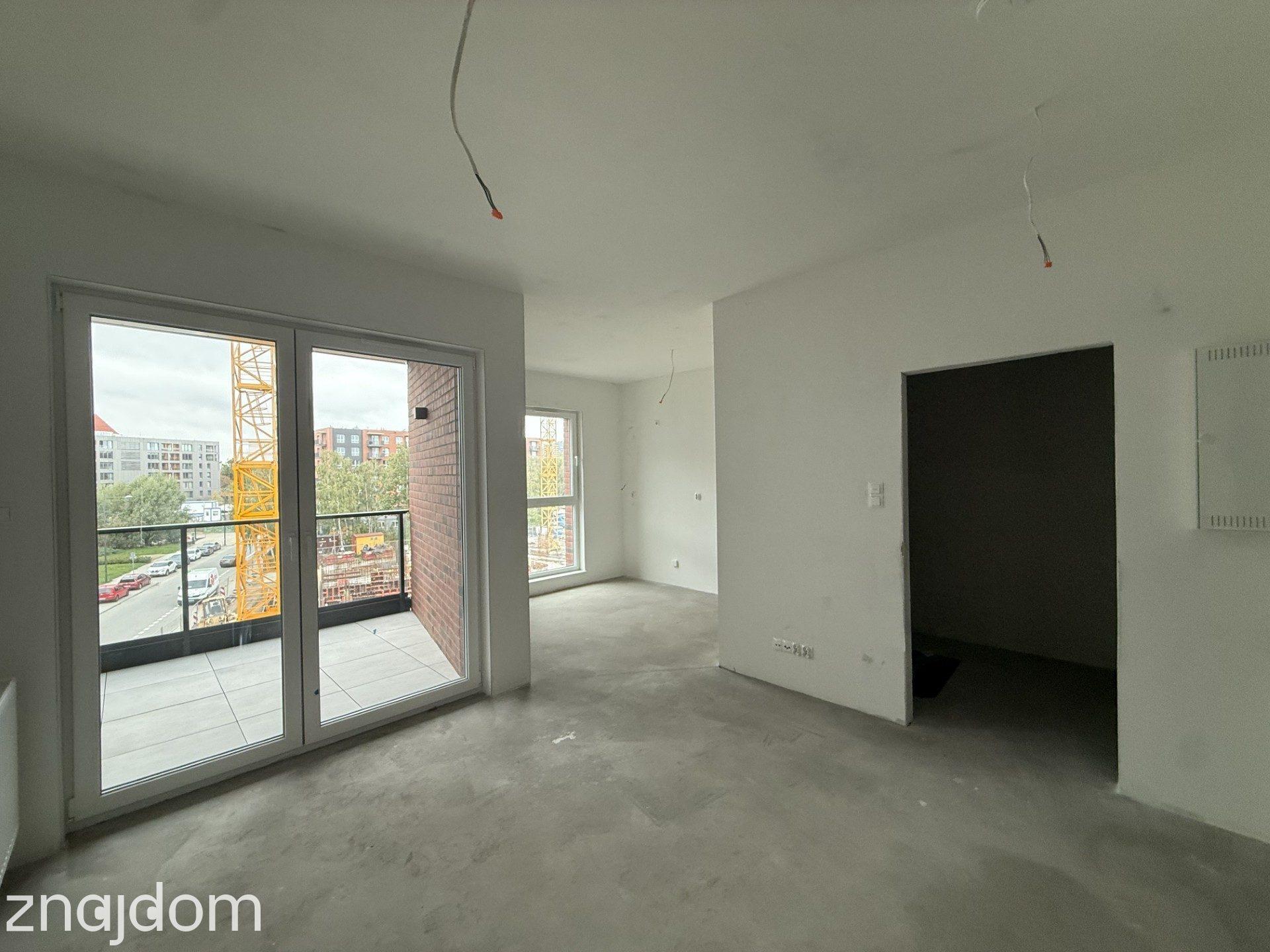 Kawalerka nad Motławą | Balkon | Kameralna inwestycja w centrum