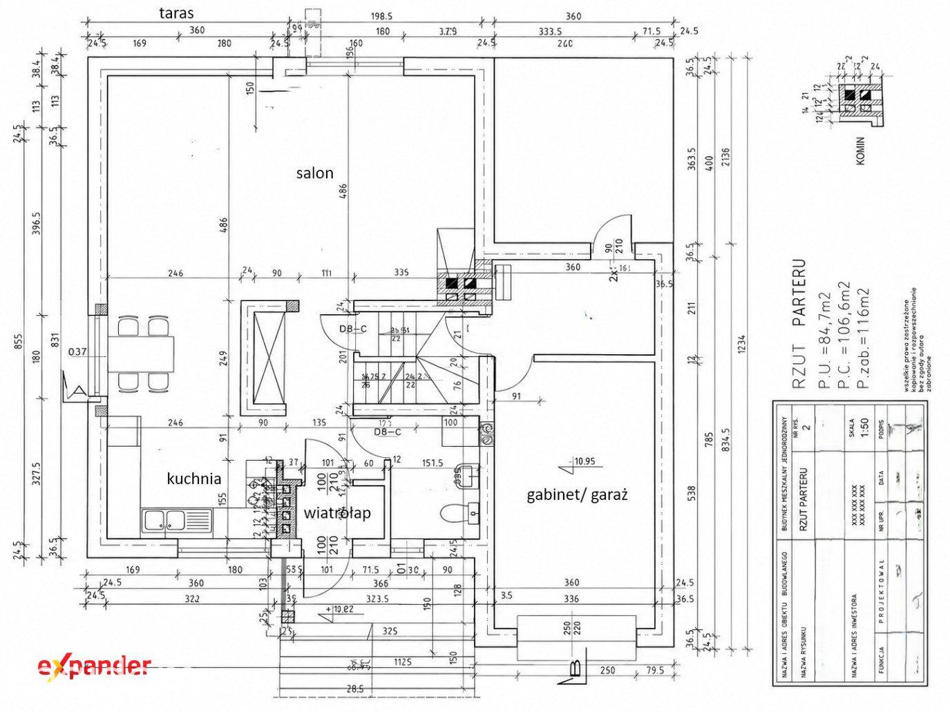Jacewo / Komfortowy dom 145m² +piwnica 60m² + komercyjny warsztat 95m² - zdjęcie 16