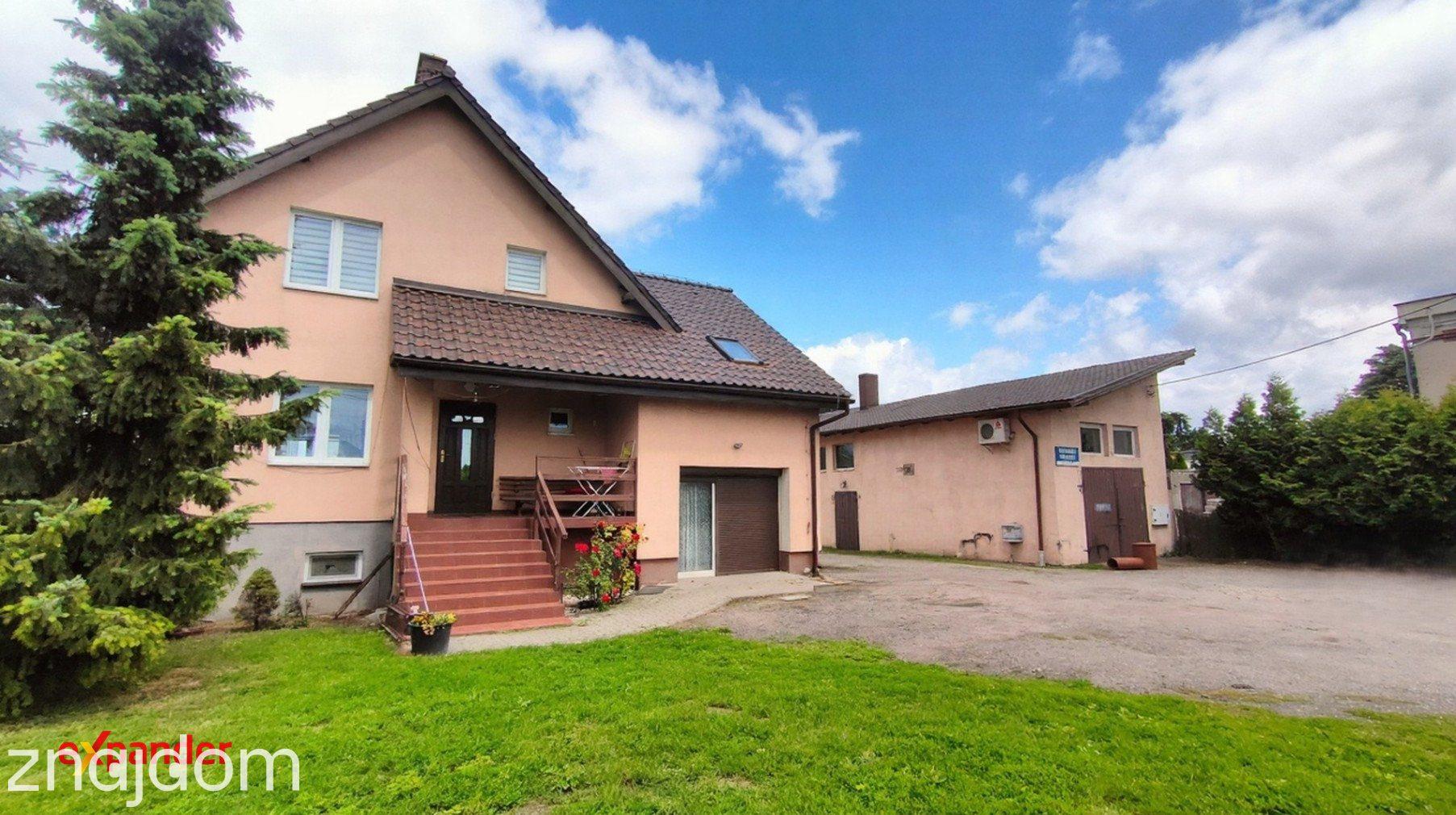 Jacewo / Komfortowy dom 145m² +piwnica 60m² + komercyjny warsztat 95m²