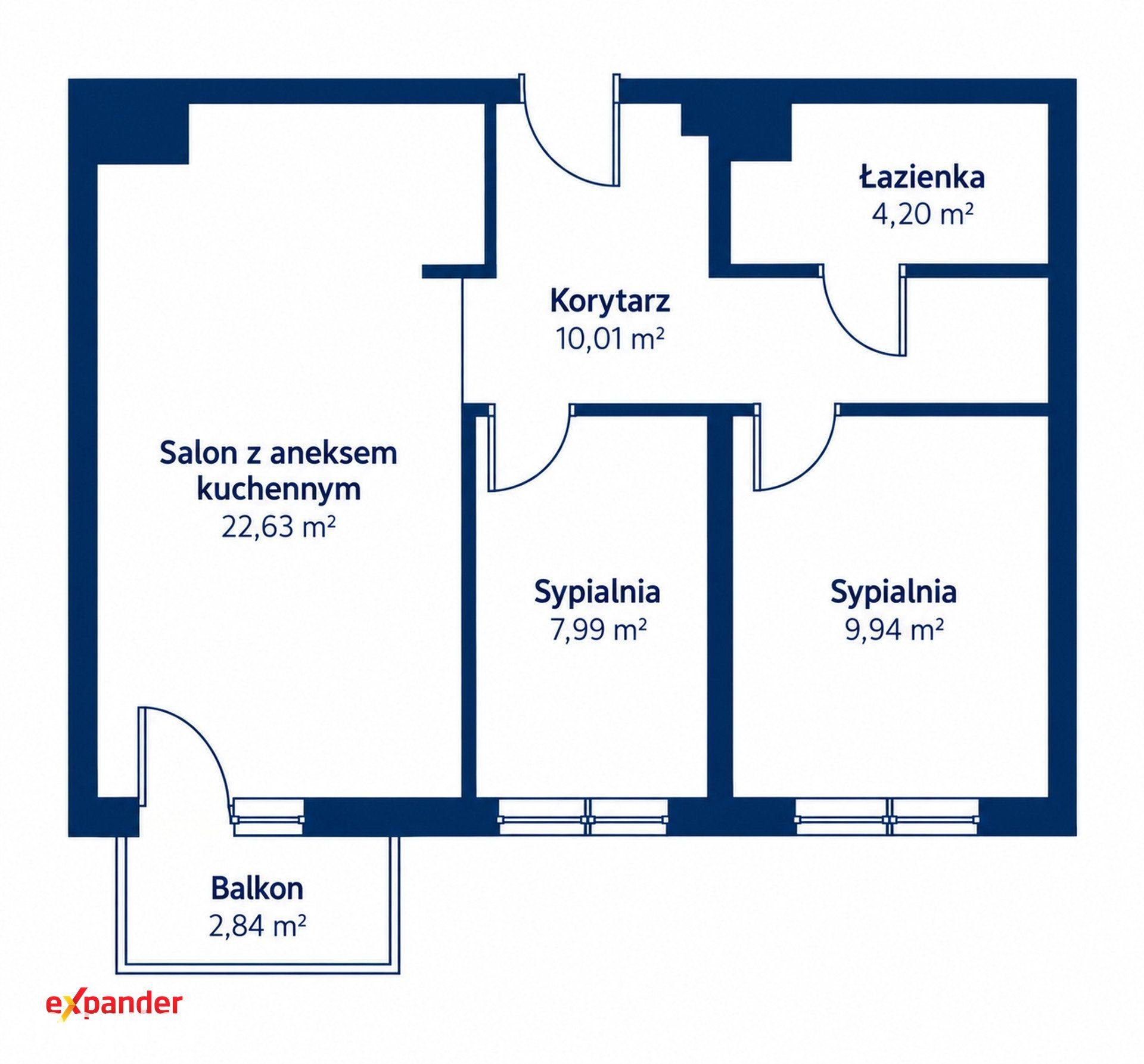 3 pokoje GOTOWE do odbioru | Dla Rodziny | Spokojna Okolica | Balkon - zdjęcie 6