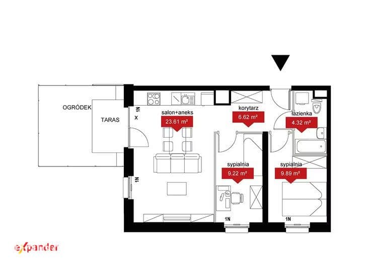 Nowe 3 pokoje / Nowoczesna inwestycja/Loggia - zdjęcie 6
