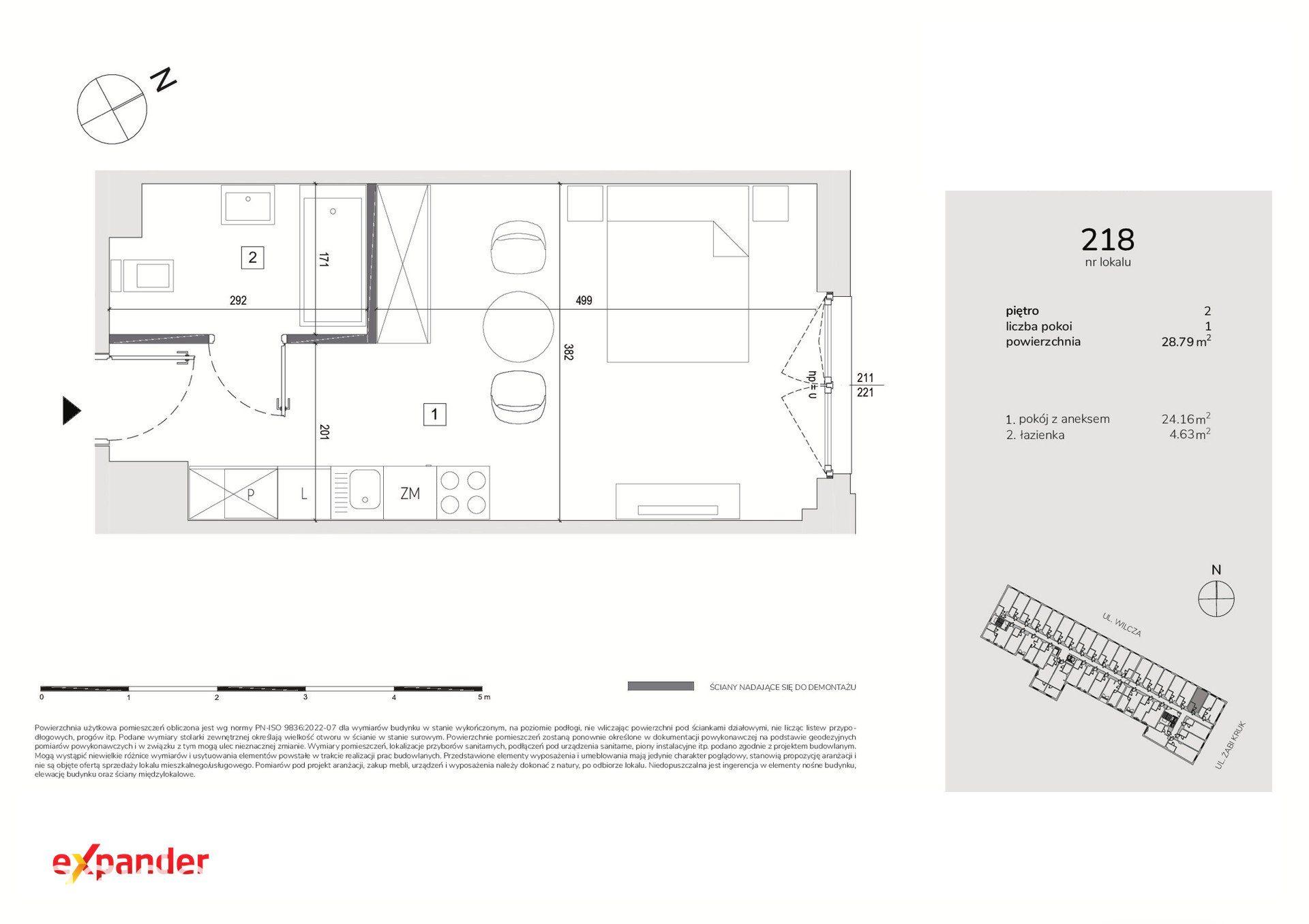 Apartament 29 m² na 2. piętrze | idealna pod najem | Żabi Kruk, centrum Gdańska - zdjęcie 9