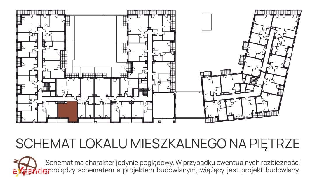 2-pokojowe 37 m² z loggią na 1. piętrze | ul. Stępkarska, blisko Motławy - zdjęcie 16