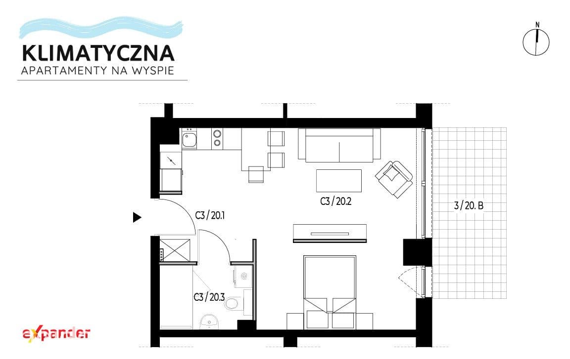 Przedsprzedaż|47m2 2 pokoje|VAT 23%|wyspa Sobieszewska - zdjęcie 8