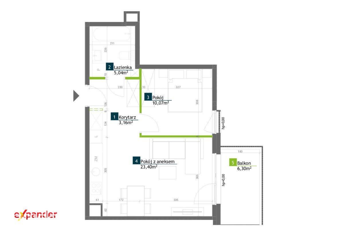 Centrum Poznania I Blisko Starego Browaru | 2 POKOJE | BALKON - zdjęcie 11