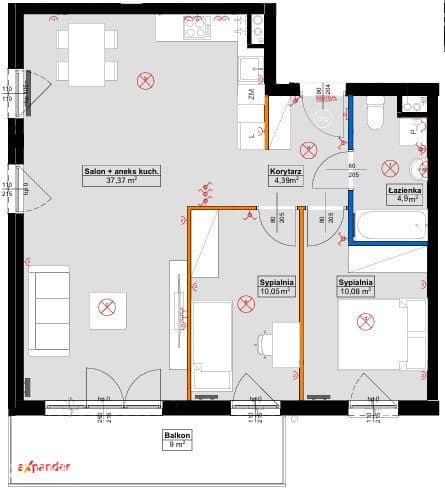 Nowe 3 pokoje | Tylko 29 km od Poznania | Balkon - zdjęcie 10