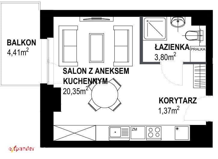 Kawalerka PREMIUM z balkonem | PROMOCJA do końca października! - zdjęcie 6