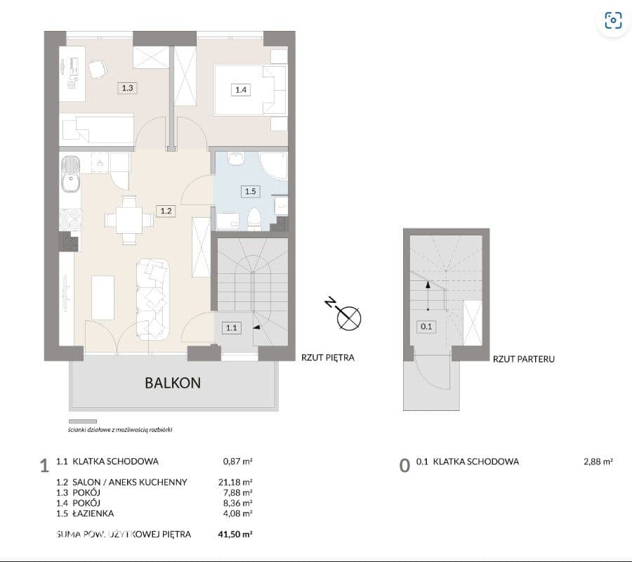 3 Pok. Mieszkanie z klimatem DOMU-własny taras i ogródek 8287,29 zł/m² - zdjęcie 14