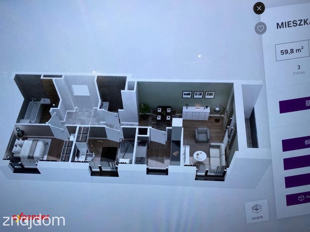Nowoczesny apartament z balkonem (60 m²) – miejsce parkingowe w cenie - zdjęcie 17