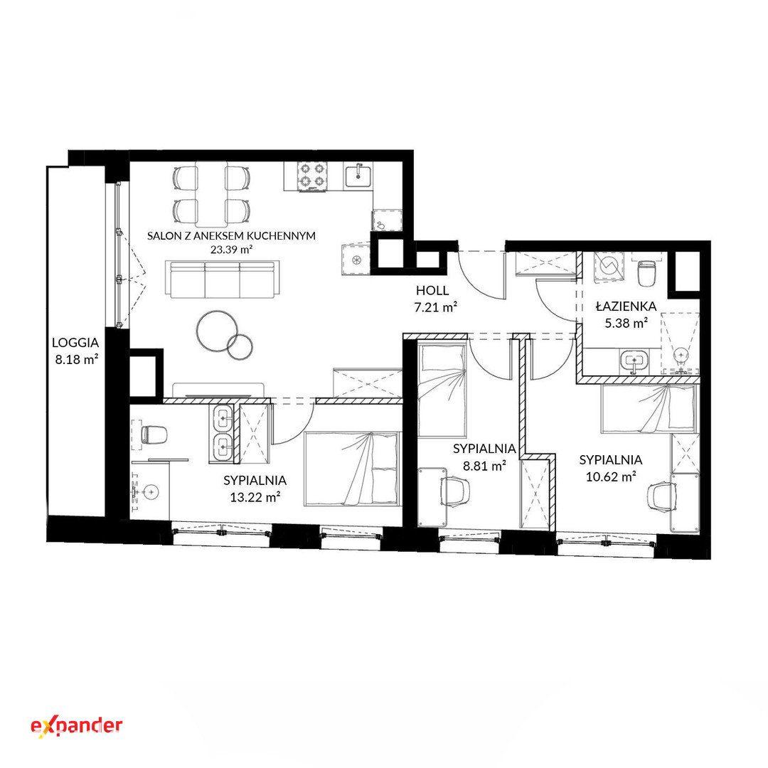 Panorama Katowic | 4 pokoje przy Spodku | 0% prowizji - zdjęcie 6