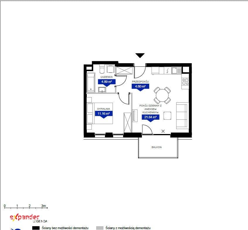 2 pokoje | Centrum | Balkon | Odbiór 2026 - zdjęcie 10