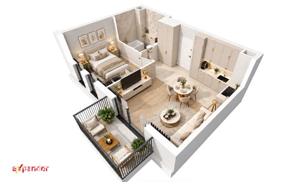 2 pokoje | Centrum | Balkon | Odbiór 2026 - zdjęcie 9