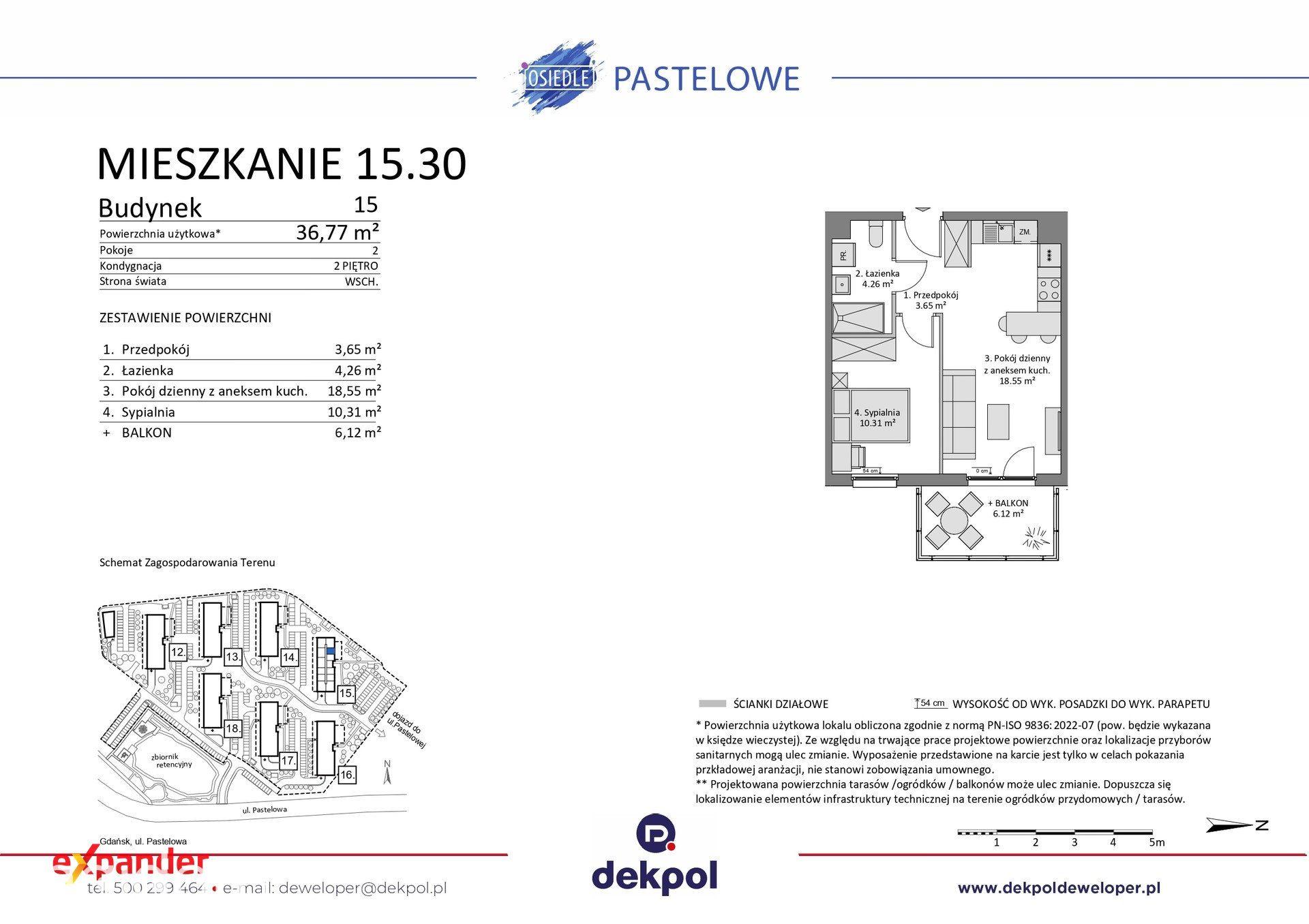 2 pokoje z dużym balkonem | Gdańsk Południe | 36,77 m² - zdjęcie 8