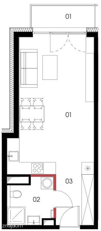apartament z balkonem, jasny, zieleń, tramwaj - zdjęcie 2
