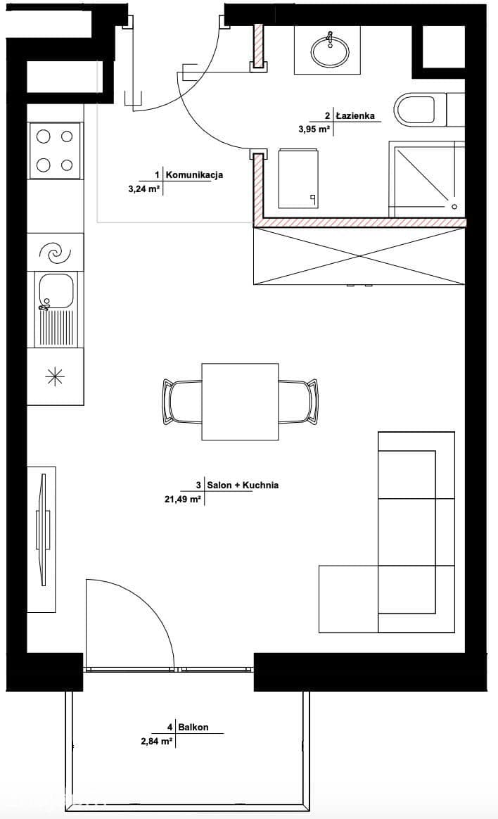 apartament z balkonem, zieleń. Bez prowizji! - zdjęcie 2