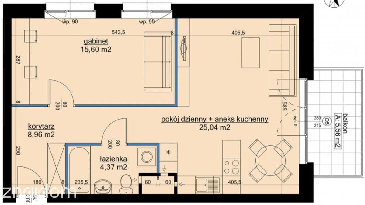 2 pokoje z balkonem na Winogradach. 0% prowizji! - zdjęcie 2