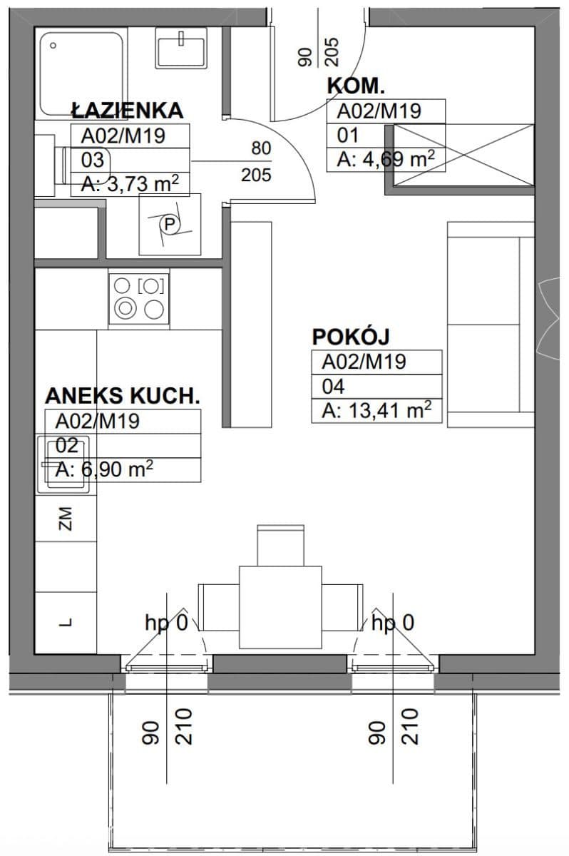 apartament z balkonem, tramwaj, zieleń. 0% - zdjęcie 2