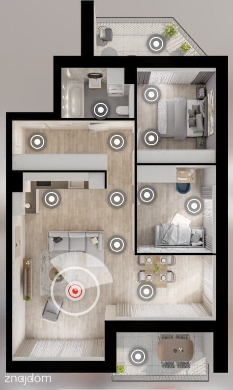 3 pokoje, 2x balkon, komórka lokatorska, 0%!!! - zdjęcie 10