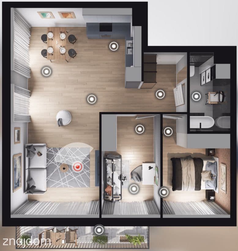 3 pokoje, balkon, zieleń. Środa Wlkp. Bez prowizji - zdjęcie 9