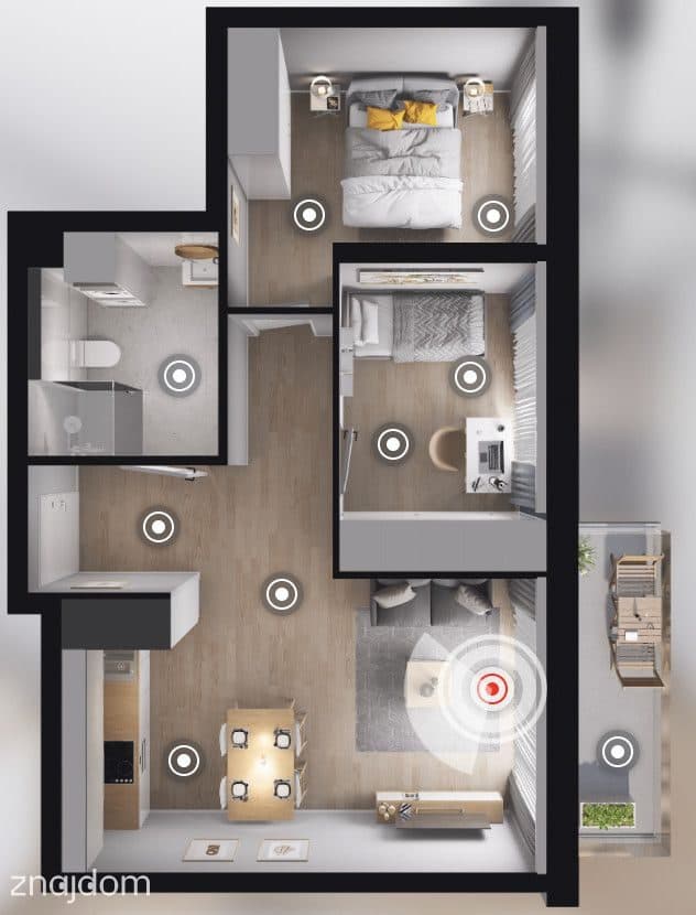 3 pokoje, balkon, komórka lokatorska, 0% prowizji! - zdjęcie 9
