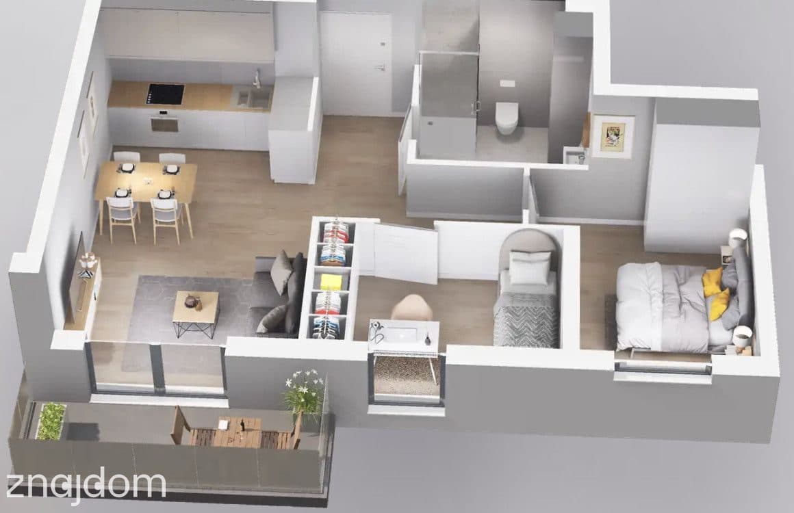 3 pokoje, balkon, komórka lokatorska, 0% prowizji! - zdjęcie 10