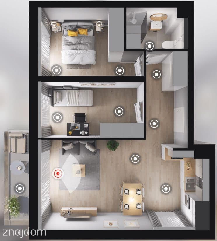 3 pokoje, balkon, komórka lokatorska, 0% prowizji! - zdjęcie 8