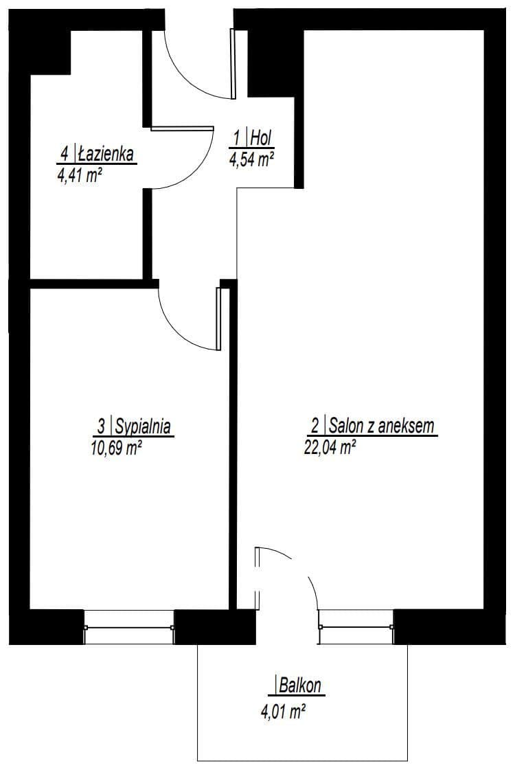 Grunwald, 2 pokoje, balkon, zieleń, 0% prowizji! - zdjęcie 2