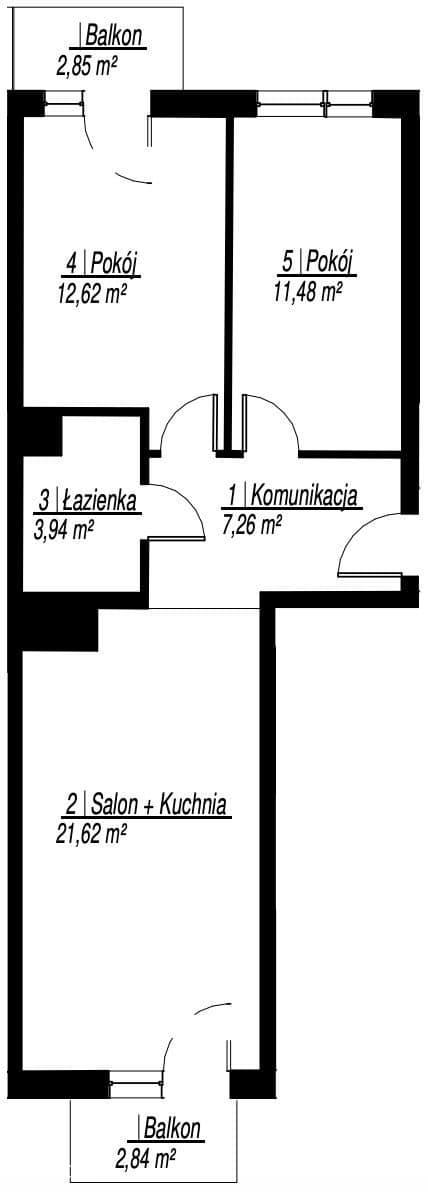 3 pokoje + 2 balkony, zieleń. Bez prowizji! - zdjęcie 2