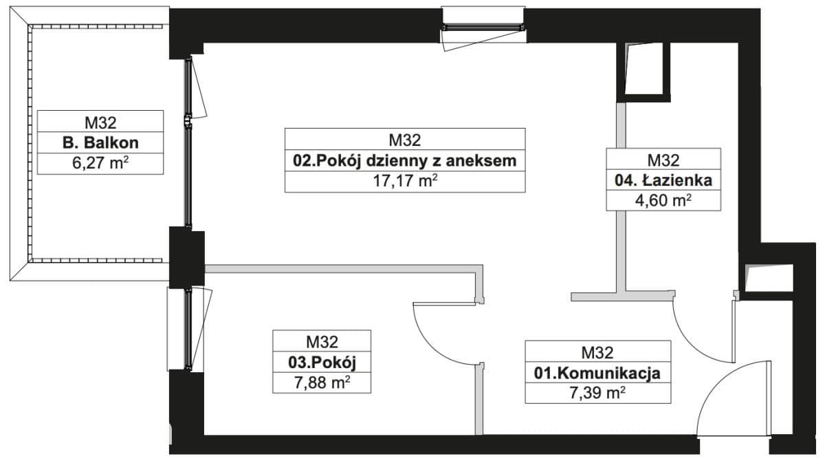 2 pokoje z balkonem, niska zabudowa. Bez prowizji! - zdjęcie 2