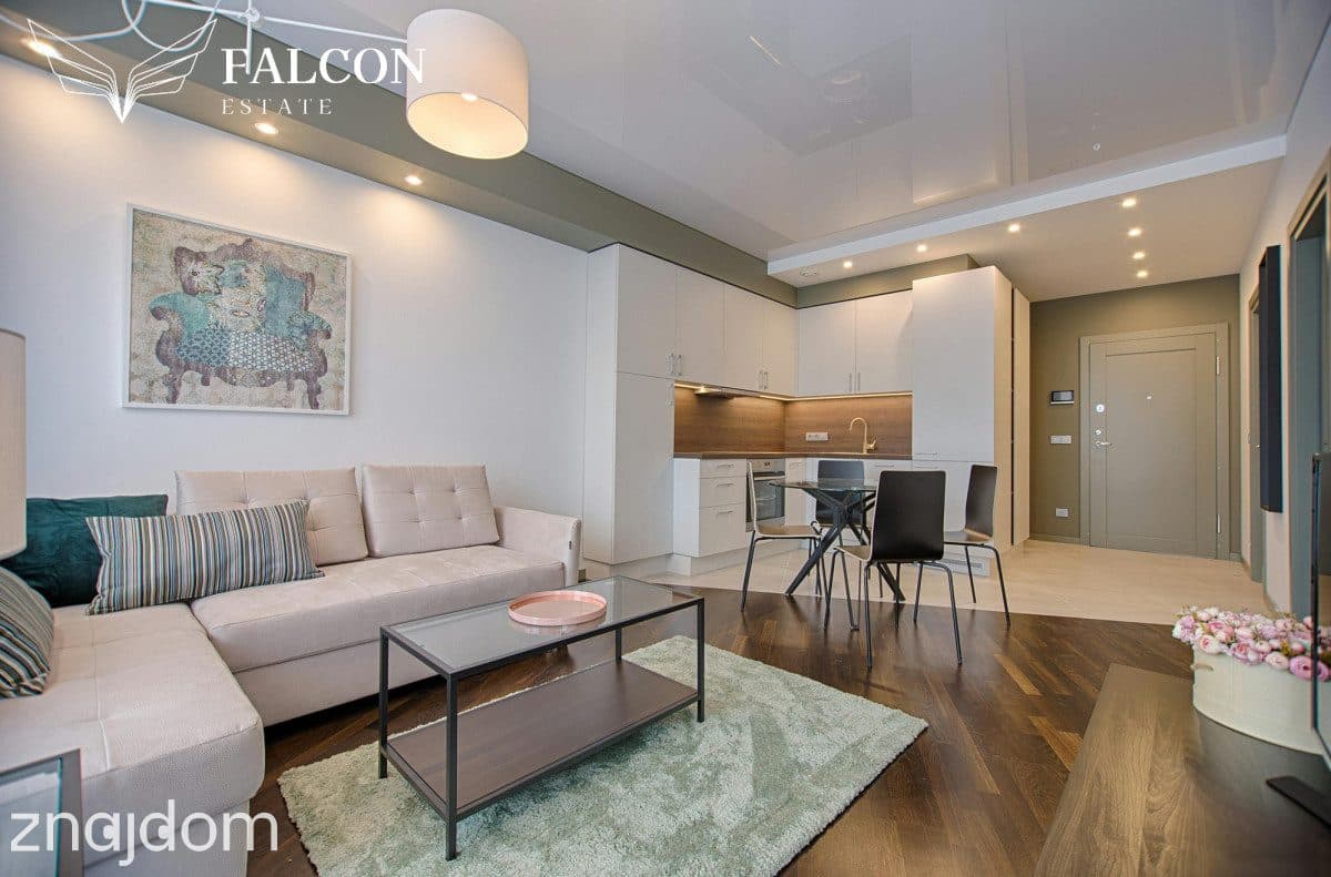 apartament z balkonem, tramwaj, zielona okolica