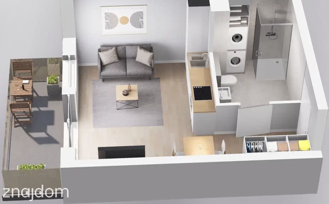 apartament, balkon, komórka lokatorska, 0% - zdjęcie 9