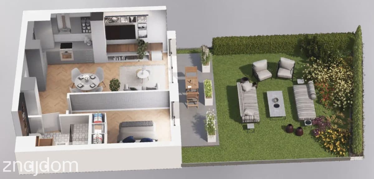 2 pokoje, balkon, zieleń, tramwaj. Bez prowizji - zdjęcie 9