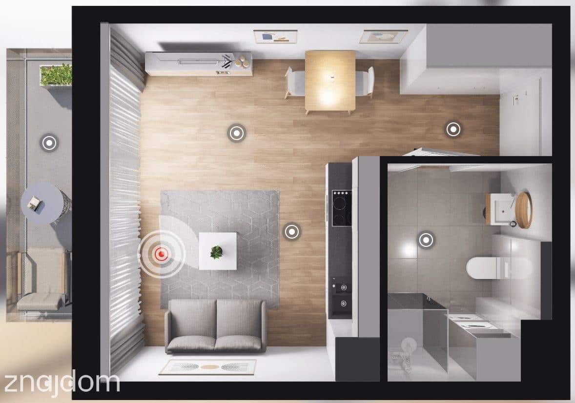 apartament, balkon, komórka lokatorska, 0% - zdjęcie 8