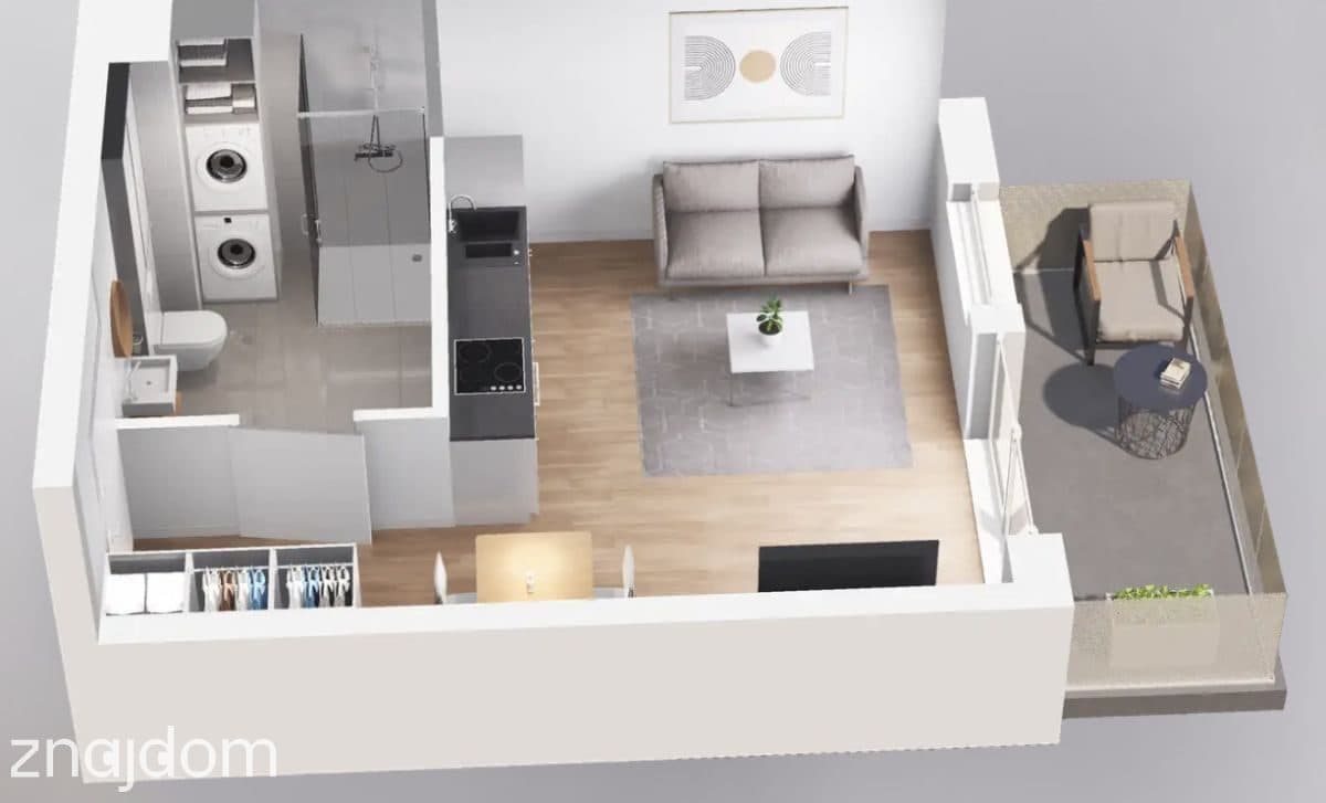 apartament, balkon, komórka lokatorska, 0% - zdjęcie 10