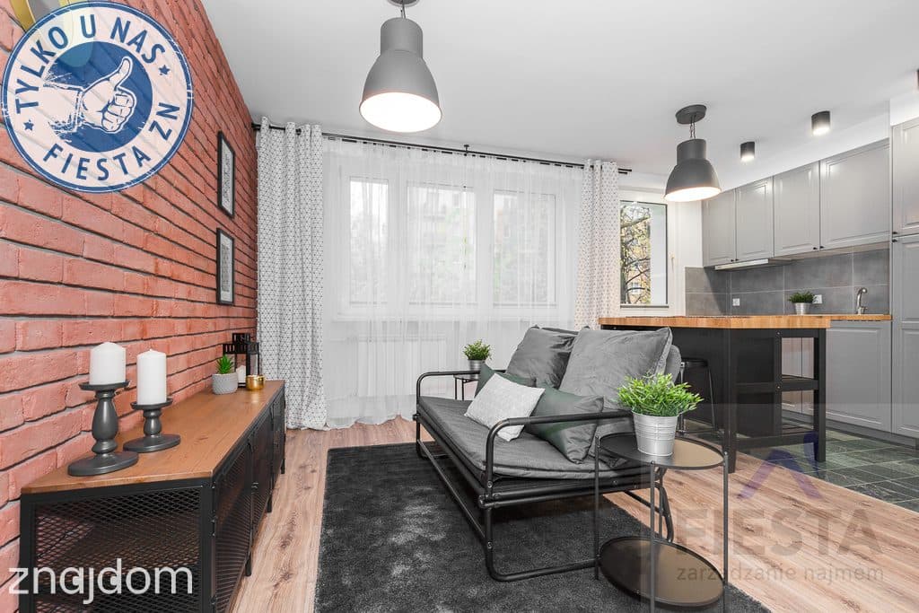 Nowoczesna kawalerka 27m2 – Ochota – Loftowy styl