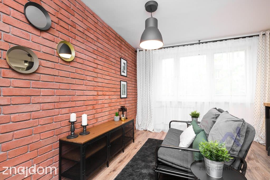 Nowoczesna kawalerka 27m2 – Ochota – Loftowy styl - zdjęcie 4
