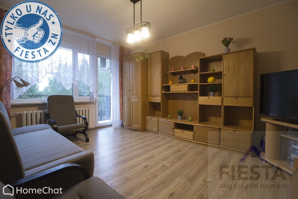 3 pokoje z balkonem , umeblowane , Kredytowa 15
