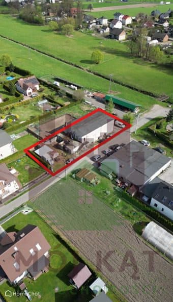 Działka z halą-firma-działalność-centurm Kobióra