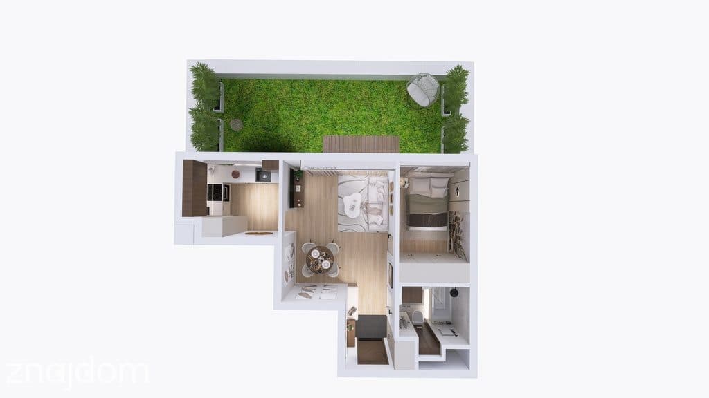 Nowoczesne 2 pokoje z ogródkiem, klimatyzacją i Smart Home! | Brak PCC - zdjęcie 11