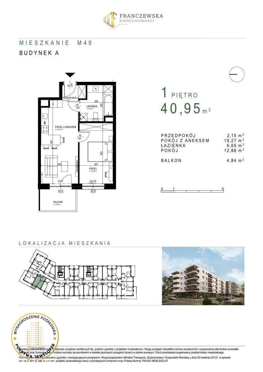 Mieszkanie o pow. 40,95 m2 Czuby - zdjęcie 2