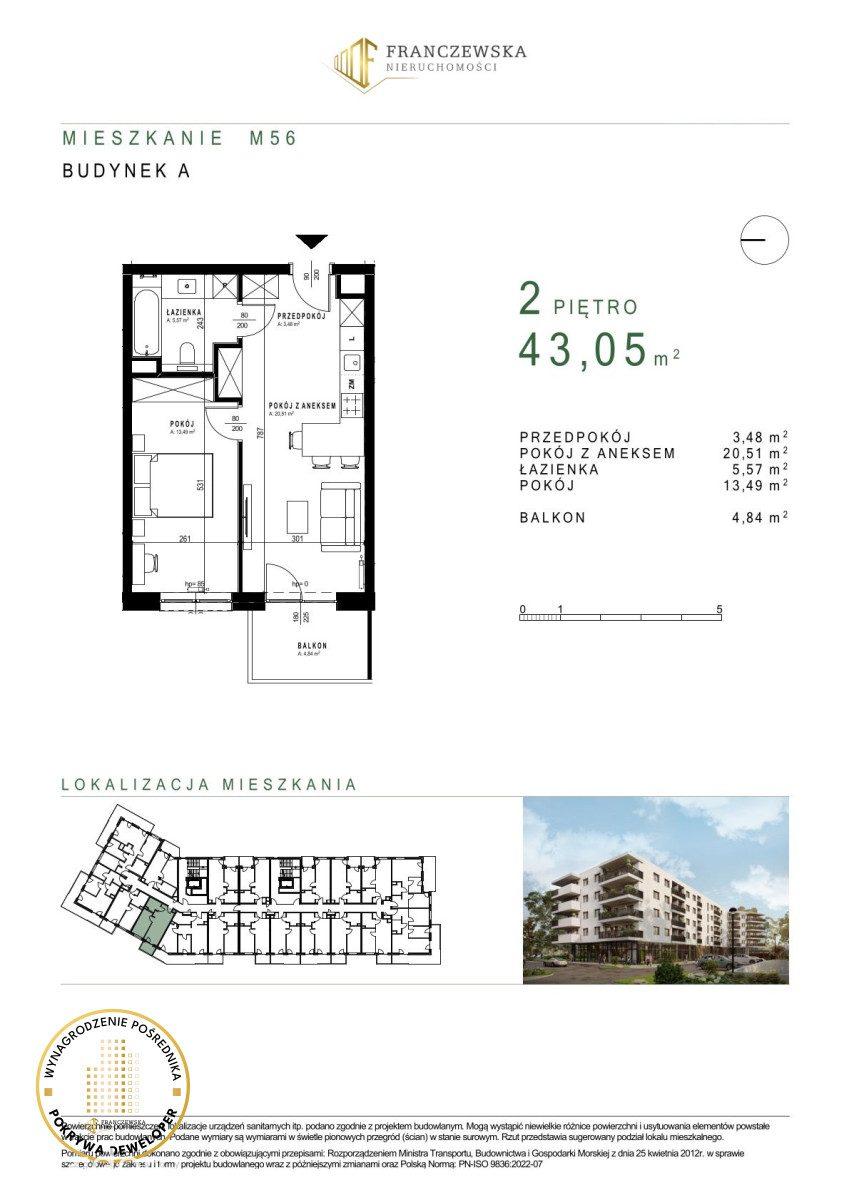 Mieszkanie o pow. 43,05 m2 Czuby - zdjęcie 2