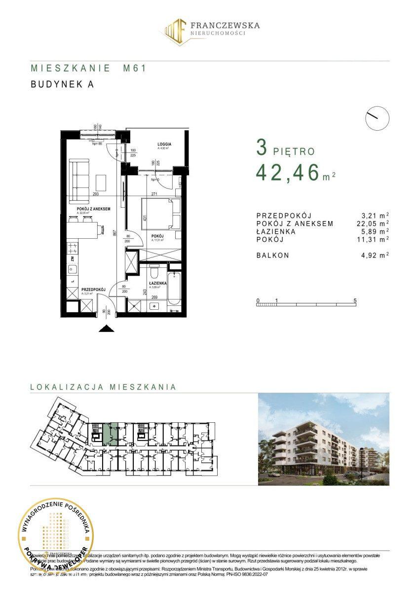 Mieszkanie o pow. 42,46m2 Czuby Promocja - zdjęcie 2