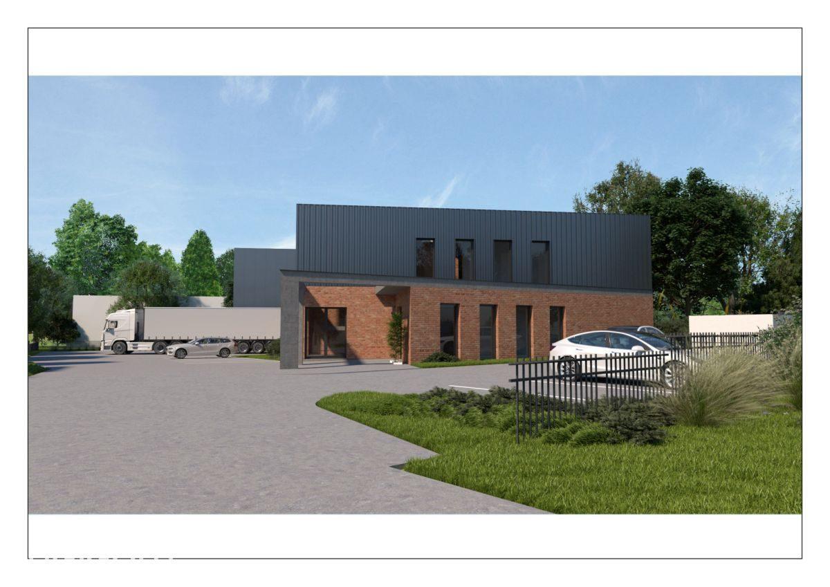 Działka z koncepcją hali 970m2 - Dąbrowica, Lublin - zdjęcie 6
