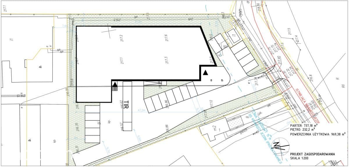 Działka z koncepcją hali 970m2 - Dąbrowica, Lublin - zdjęcie 3