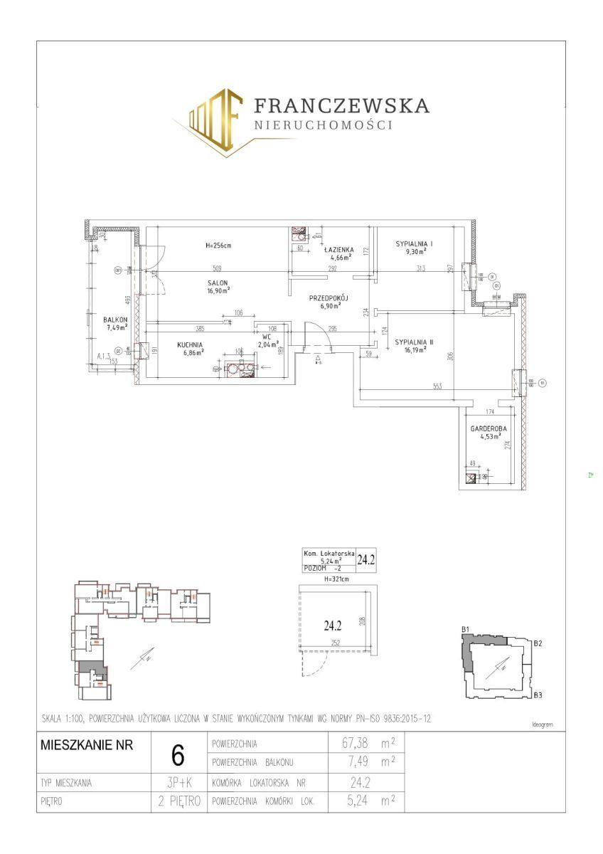 3 pokoje 67,38m2 inwestycja zrealizowana - zdjęcie 3