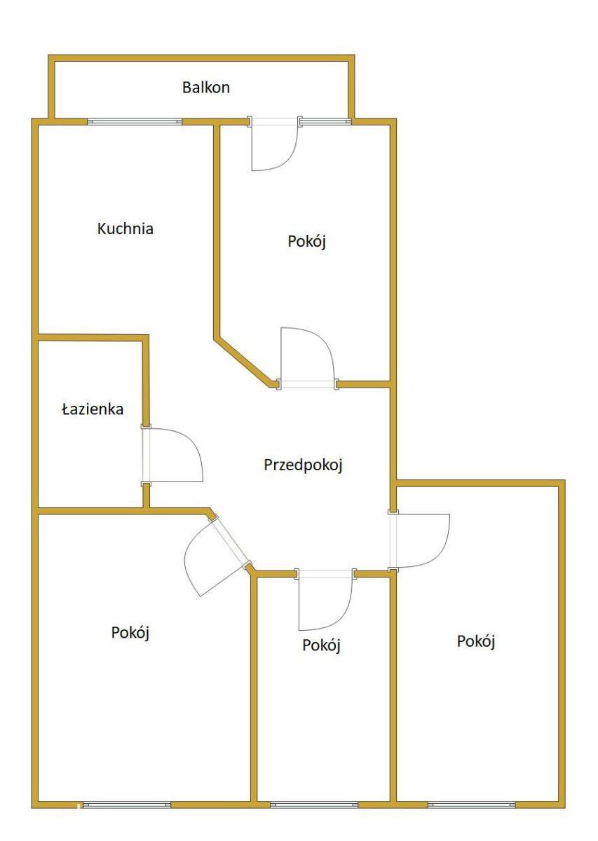 4 pokojowe mieszkanie ul.Narutowicza - zdjęcie 2