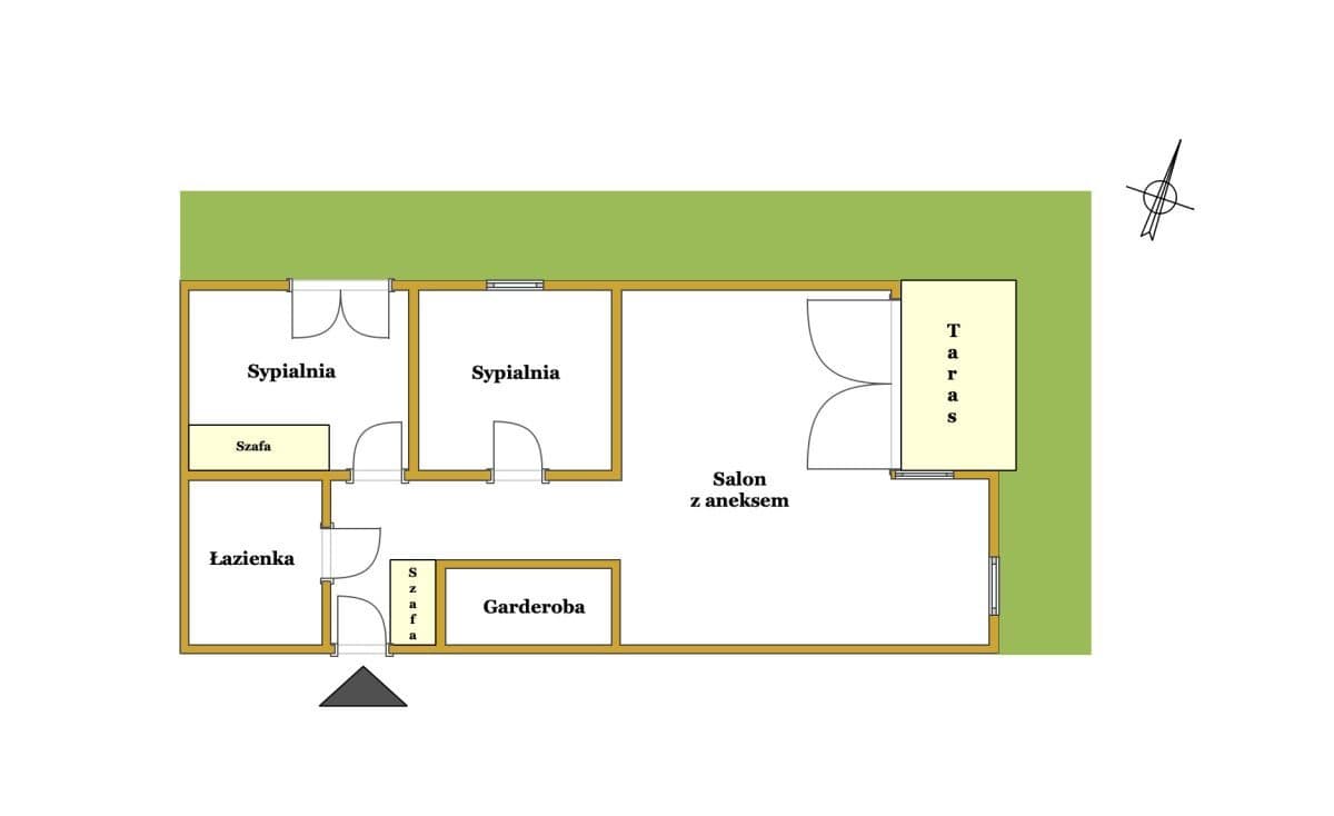 3 pokoje | ogródek 70 m2 | wys. standard | Sławin - zdjęcie 2