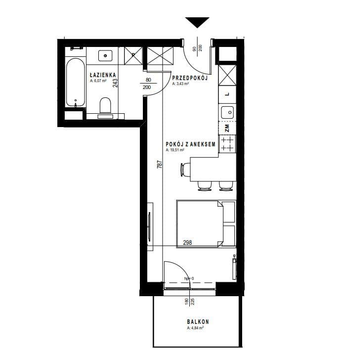 Mieszkanie 29,01 m2 | ul. Roztocze, Węglin - zdjęcie 6