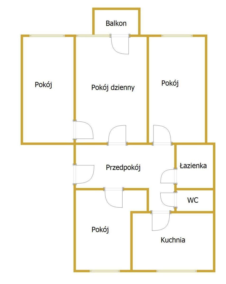 4 pokoje LSM, os. Prusa, bez piecyka - zdjęcie 2