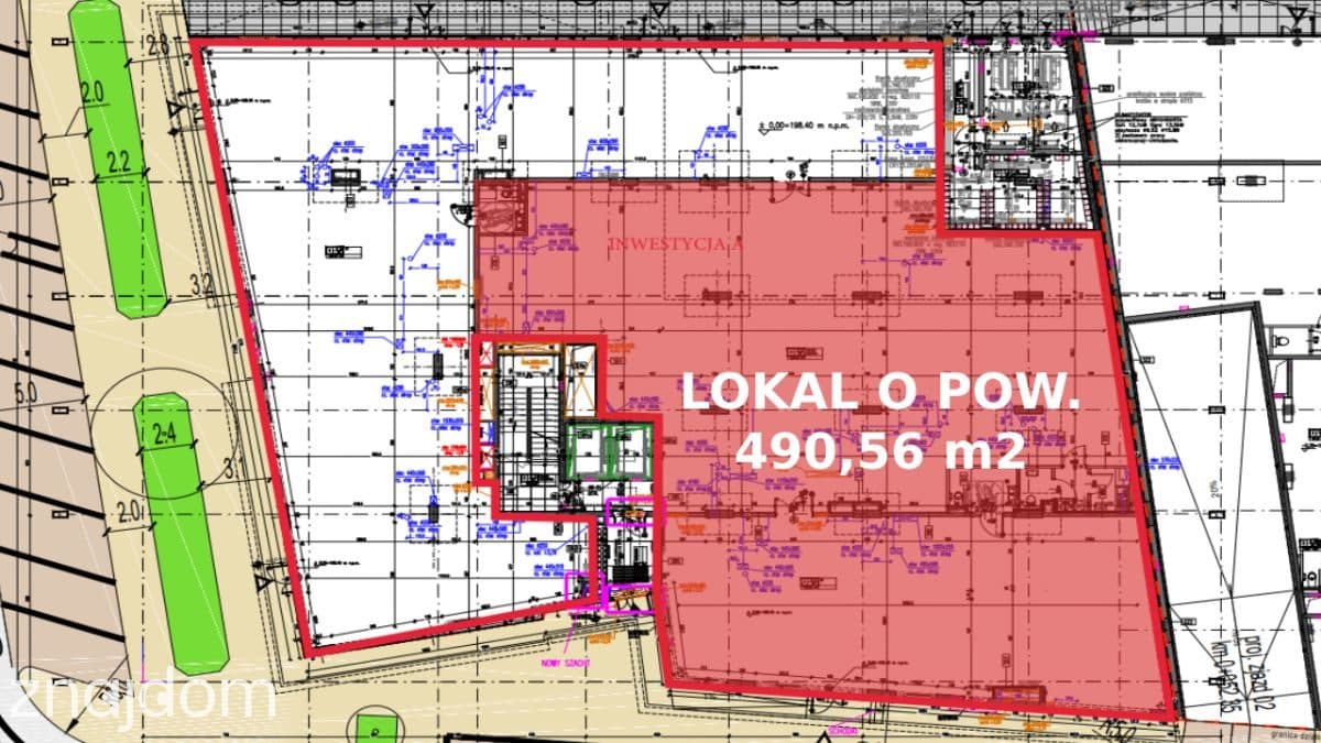 Lokal o pow. 490,56 m2 z witrynami ul. Jasna - zdjęcie 3
